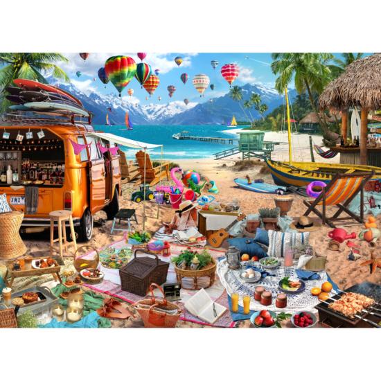 Puzzle Brain Tree Vacaciones en la Playa de 1000 Piezas Puzzle Brain Tree Vacaciones en la Playa de 1000 Piezas