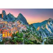 Puzzle Castorland Amanecer en Castelmezzano de 1500 Piezas