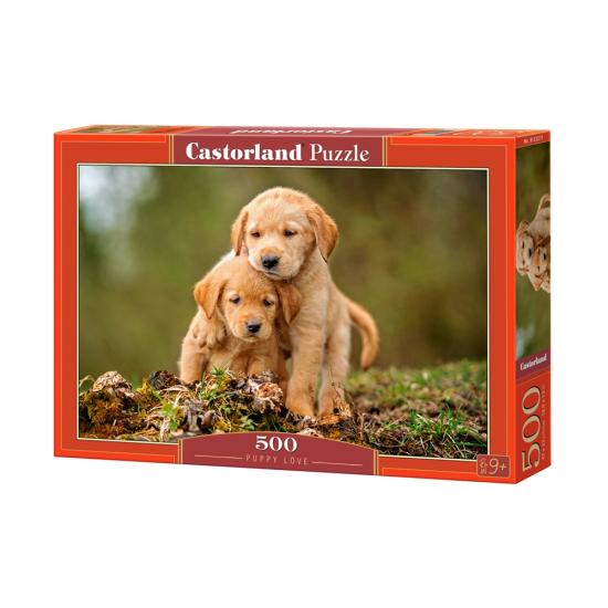 Puzzle Castorland Amor Entre Cachorros de 500 Piezas Puzzle Castorland Amor Entre Cachorros de 500 Piezas
