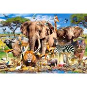 Puzzle Castorland Animales de la Sabana de 1500 Piezas