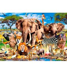 Puzzle Castorland Animales de la Sabana de 200 Pzs