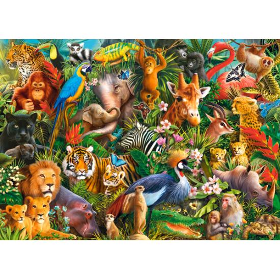 Puzzle Castorland Animales Increíbles de 180 Piezas Puzzle Castorland Animales Increíbles de 180 Piezas