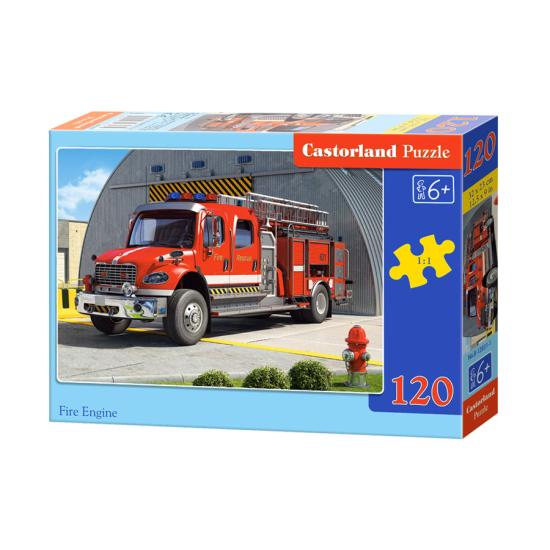 Puzzle Castorland Antiguo Camión de Bomberos 120 Piezas Puzzle Castorland Antiguo Camión de Bomberos 120 Piezas