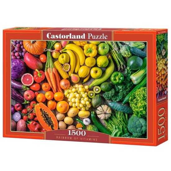 Puzzle Castorland Arco Iris de Vitaminas de 1500 Pzs Puzzle Castorland Arco Iris de Vitaminas de 1500 Pzs