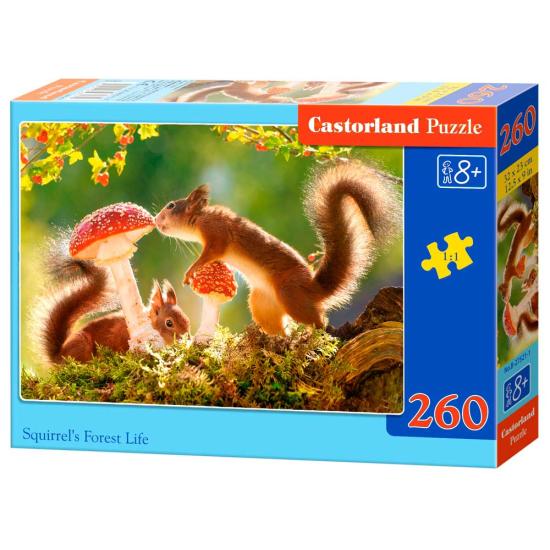 Puzzle Castorland Ardillas Del Bosque de 260 Piezas Puzzle Castorland Ardillas Del Bosque de 260 Piezas