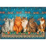 Puzzle Castorland Aristocracia de Gatos de 500 Piezas