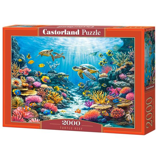 Puzzle Castorland Arrecife De Las Tortugas de 2000 Piezas