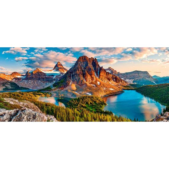 Puzzle Castorland Atardecer en Assiniboine, Canadá de 600 Pieza