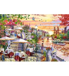 Puzzle Castorland Atardecer Romántico de la Ciudad de 1000 Pzs