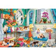 Puzzle Castorland Baño Loco de Mascotas de 1500 Pzs