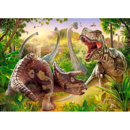 Puzzle Castorland Batalla de Dinosaurios de 180 Pzs.