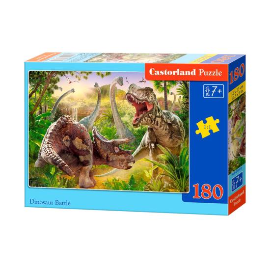 Puzzle Castorland Batalla de Dinosaurios de 180 Pzs.