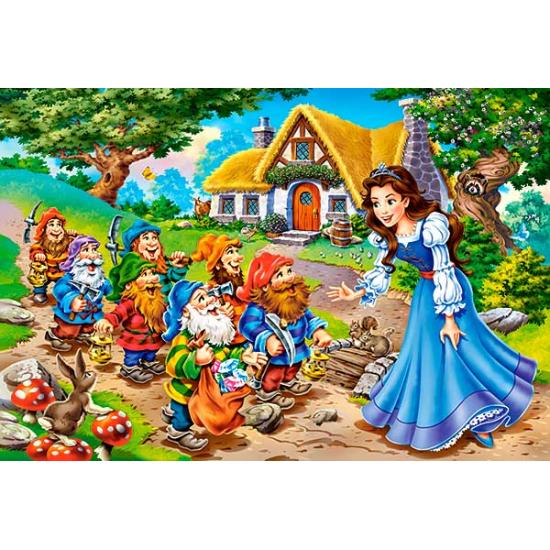 Puzzle Castorland Blancanieves y los 7 Enanitos de 40 Piezas