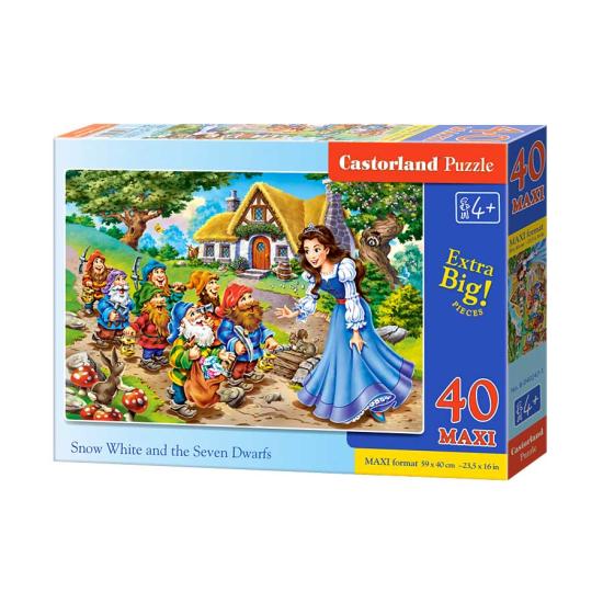Puzzle Castorland Blancanieves y los 7 Enanitos de 40 Piezas