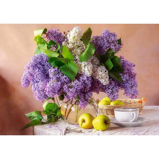 Puzzle Castorland Bodegón de Lilas de 500 Piezas Puzzle Castorland Bodegón de Lilas de 500 Piezas