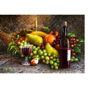 Puzzle Castorland Bodegón de Frutas y Vino de 1000 Piezas