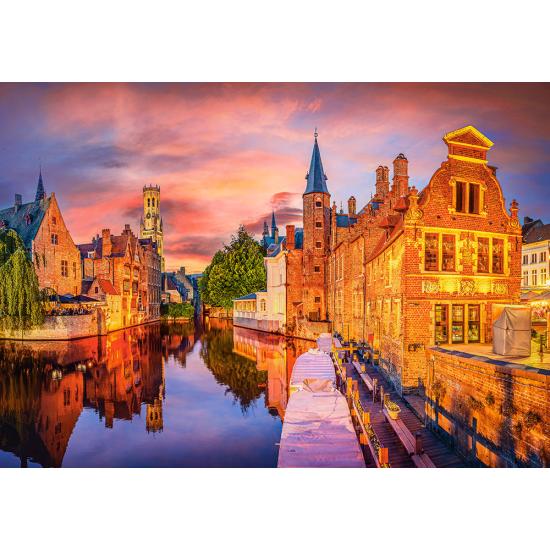 Puzzle Castorland Brujas, Bélgica de 500 Piezas
