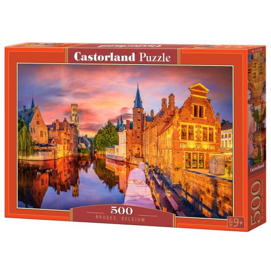 Puzzle Castorland Brujas, Bélgica de 500 Piezas