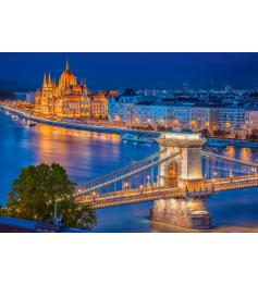Puzzle Castorland Budapest de Noche de 500 Piezas