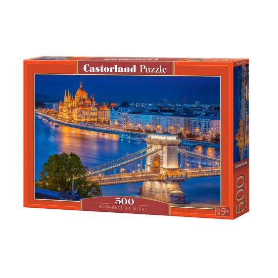 Puzzle Castorland Budapest de Noche de 500 Piezas Puzzle Castorland Budapest de Noche de 500 Piezas