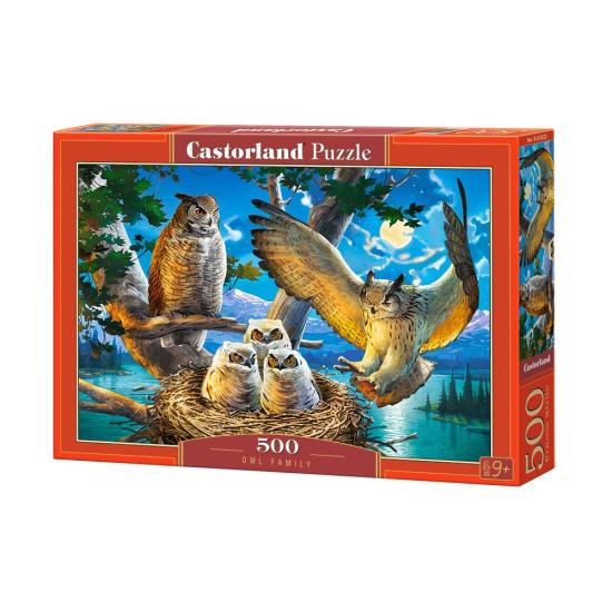 Puzzle Castorland Búhos En Familia de 500 Piezas Puzzle Castorland Búhos En Familia de 500 Piezas