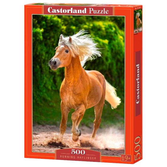 Puzzle Castorland Caballo Corredor Haflinger de 500 Piezas