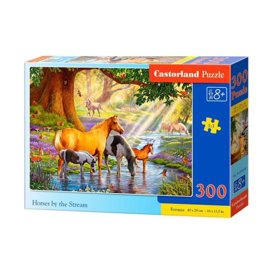 Puzzle Castorland Caballos por el Arroyo de 300 Piezas Puzzle Castorland Caballos por el Arroyo de 300 Piezas