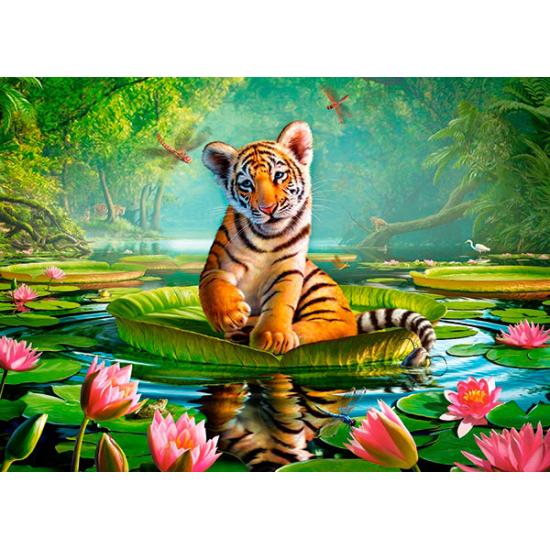 Puzzle Castorland Cachorro de Tigre 120 Piezas Puzzle Castorland Cachorro de Tigre 120 Piezas