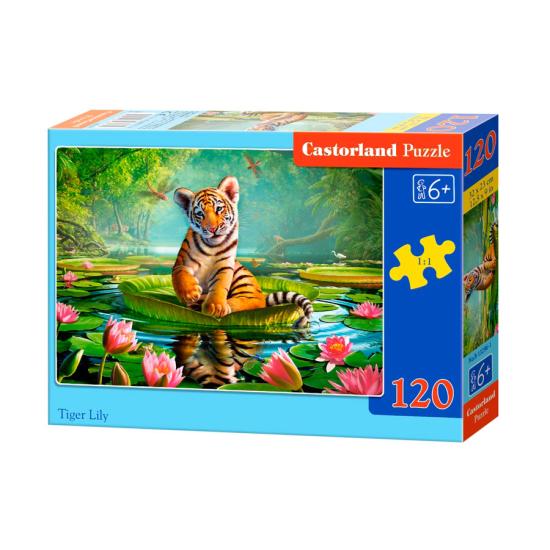 Puzzle Castorland Cachorro de Tigre 120 Piezas Puzzle Castorland Cachorro de Tigre 120 Piezas