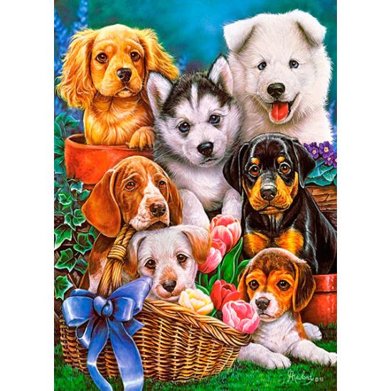 Puzzle Castorland Cachorros de 300 Piezas