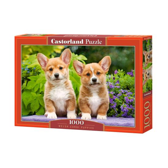 Puzzle Castorland Cachorros de Corgi Galés de 1000 Piezas