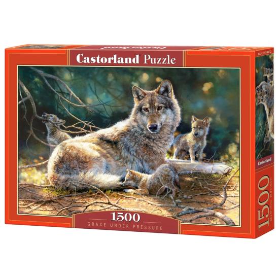 Puzzle Castorland Cachorros de Lobos de 1500 Piezas Puzzle Castorland Cachorros de Lobos de 1500 Piezas