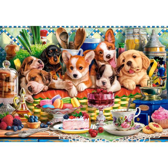 Puzzle Castorland Postre para Cachorros de 1000 Piezas