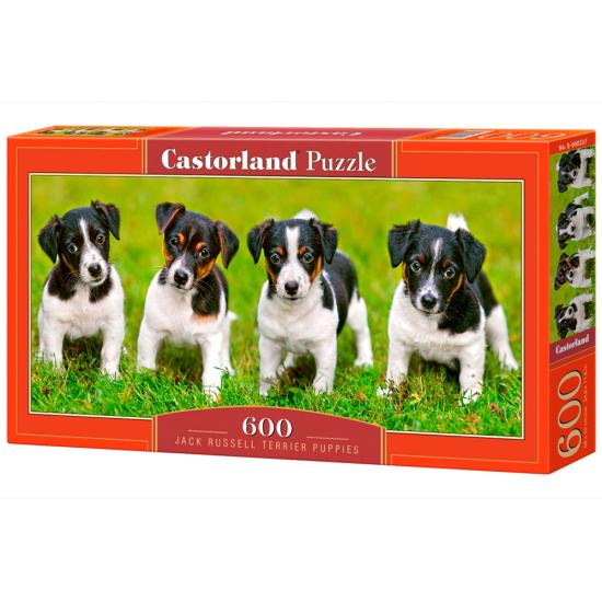 Puzzle Castorland Cachorros Jack Russell Terrier de 600 Pzs Puzzle Castorland Cachorros Jack Russell Terrier de 600 Pzs