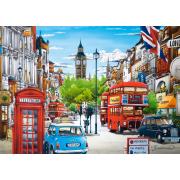 Puzzle Castorland Calle de Londres de 1500 Piezas