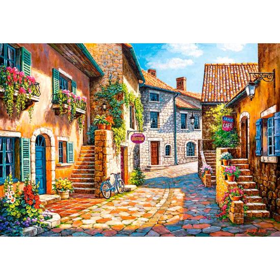 Puzzle Castorland Calle de Pueblo de 1000 Piezas Puzzle Castorland Calle de Pueblo de 1000 Piezas