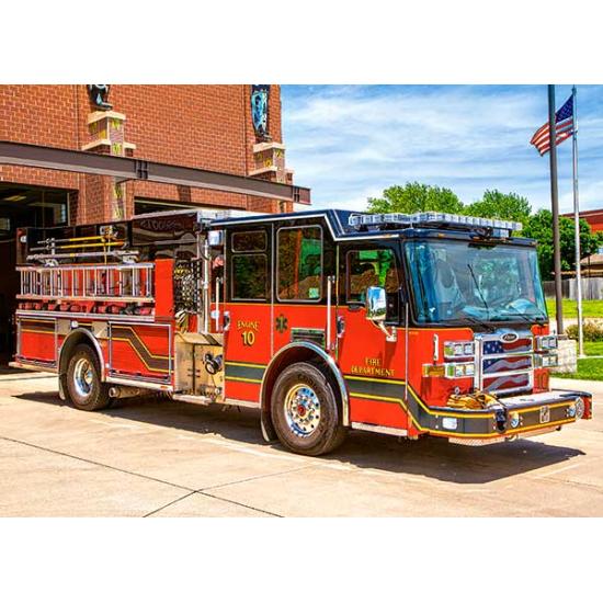 Puzzle Castorland Camión de Bomberos de 180 Piezas Puzzle Castorland Camión de Bomberos de 180 Piezas