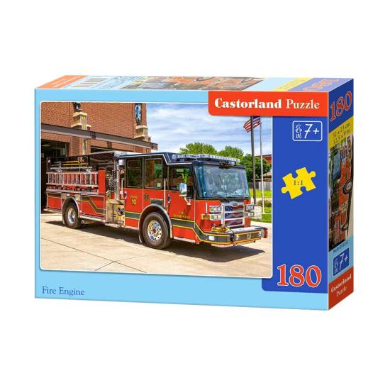 Puzzle Castorland Camión de Bomberos de 180 Piezas Puzzle Castorland Camión de Bomberos de 180 Piezas