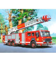 Puzzle Castorland Camión de Bomberos de 60 Piezas