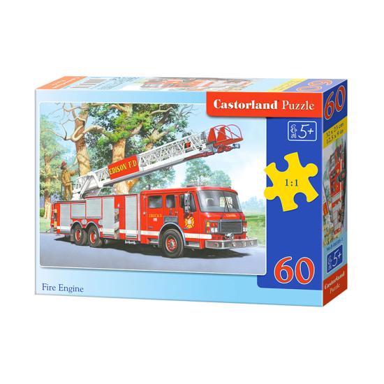 Puzzle Castorland Camión de Bomberos de 60 Piezas Puzzle Castorland Camión de Bomberos de 60 Piezas