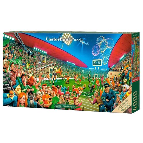 Puzzle Castorland Campeonato de Fútbol de 4000 Piezas