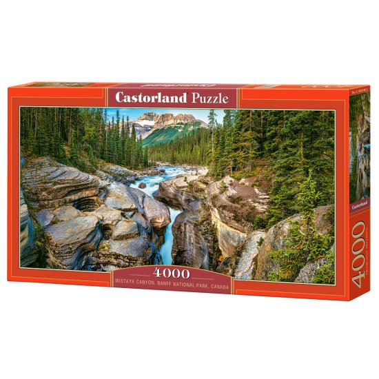 Puzzle Castorland Cañón Mistaya Parque Banff Canadá de 4000 Pzs