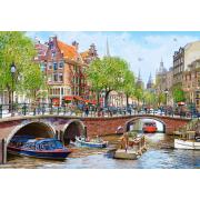 Puzzle Castorland Canales De Ámsterdam de 1000 Piezas
