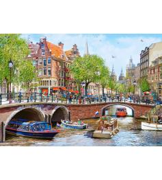 Puzzle Castorland Canales De Ámsterdam de 1000 Piezas