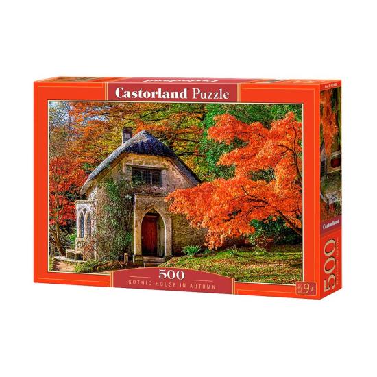 Puzzle Castorland Casa Gótica en Otoño 500 Piezas