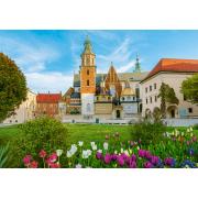 Puzzle Castorland Castillo de Wawel Cracovia, Polonia de 500 Pz