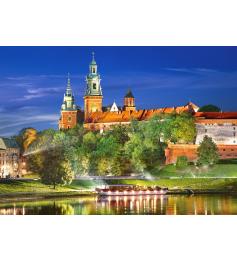 Puzzle Castorland Castillo Wawel de Noche, Polonia de 1000 Piez