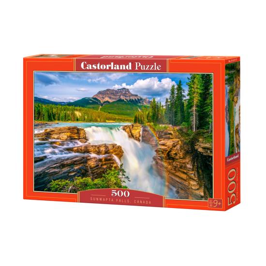 Puzzle Castorland Cataratas Sunwapta, Canada de 500 Piezas