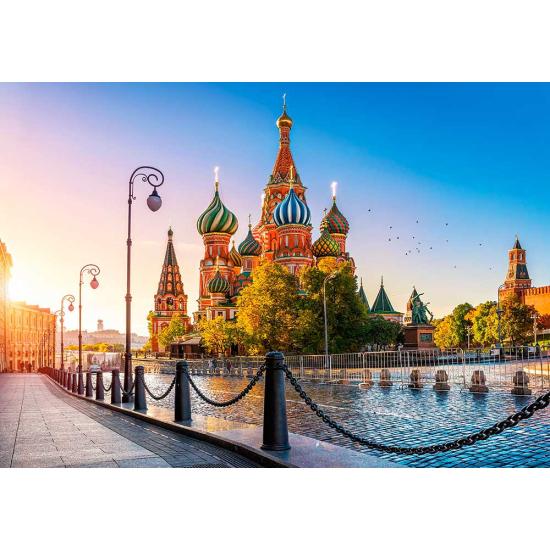 Puzzle Castorland Catedral de San Basilio, Moscú 500 Piezas
