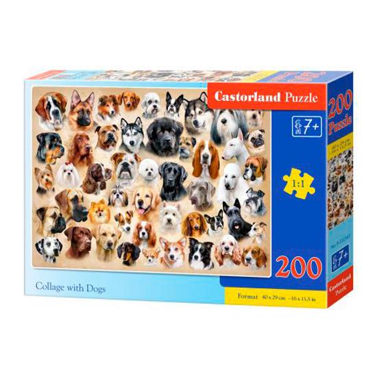 Puzzle Castorland Collage de Perros de 200 Piezas Puzzle Castorland Collage de Perros de 200 Piezas